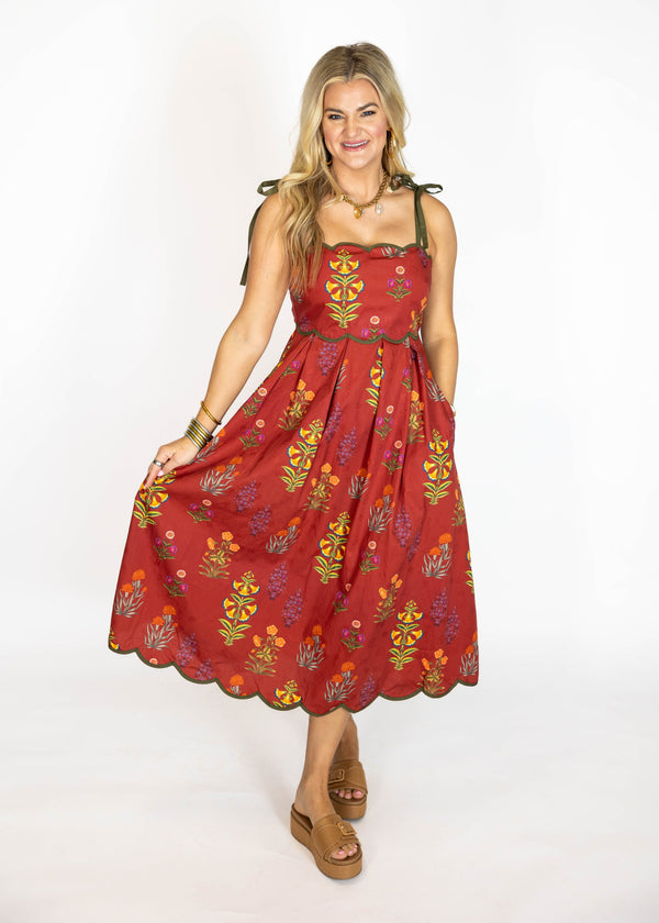 Ruby Red Maxi Dress