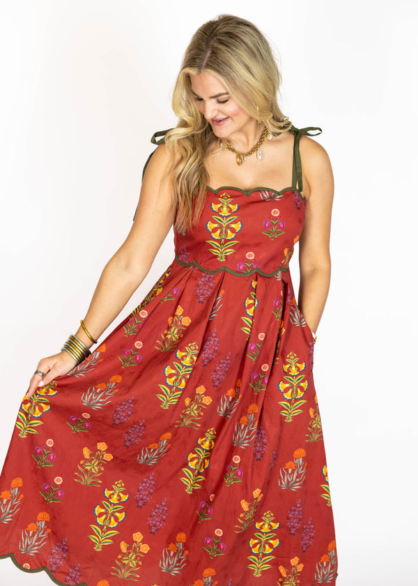 Ruby Red Maxi Dress