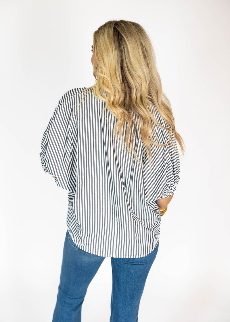 Oversized Stripe Top