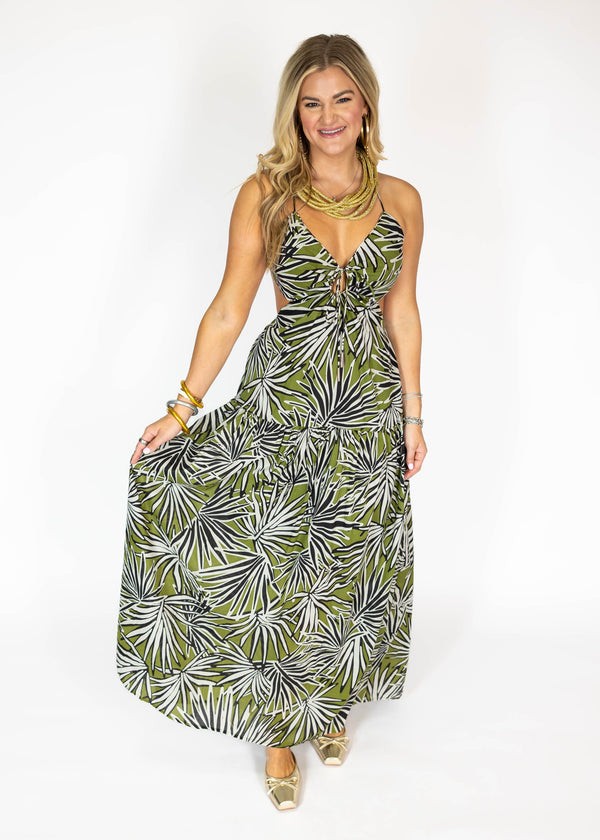 Banana Palm Maxi Dress