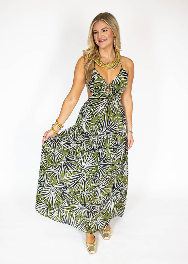 Banana Palm Maxi Dress