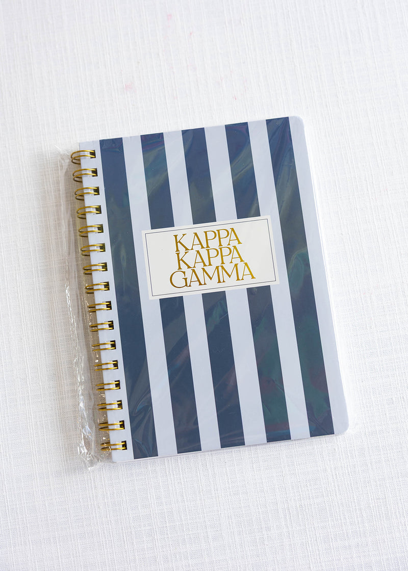 Stripe Sorority Notebook