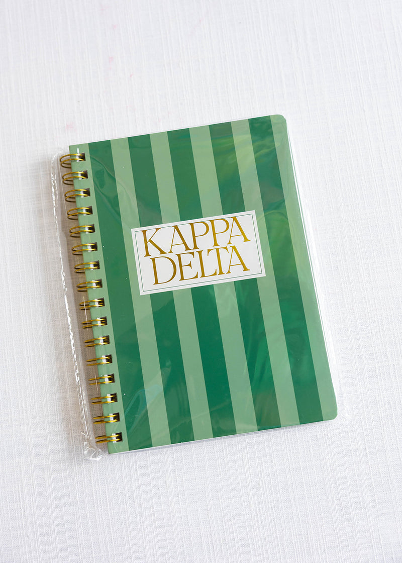 Stripe Sorority Notebook