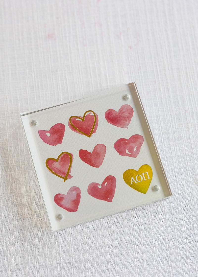 Greek Heart Mini Print