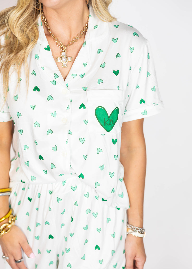 Love Letters Greek PJ Set