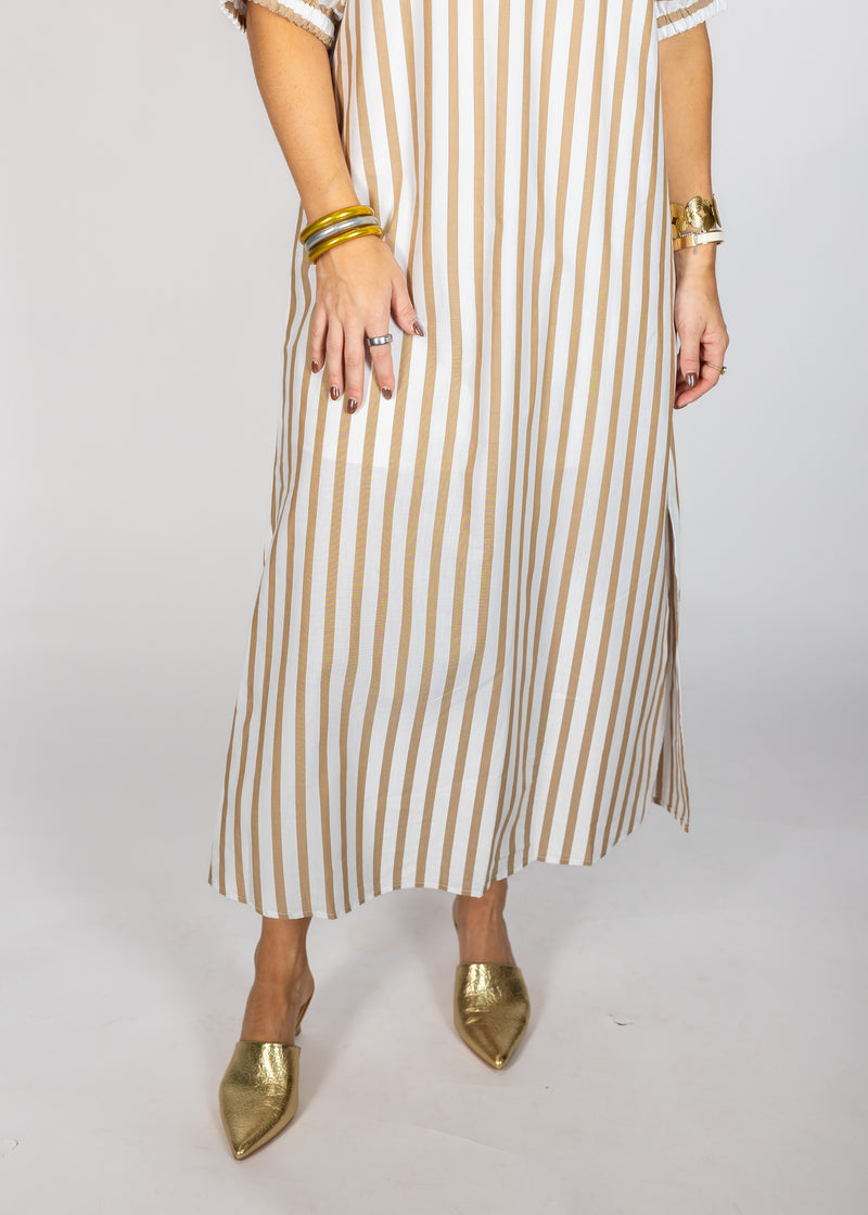 Blakely Striped Drop Shoulder Dress