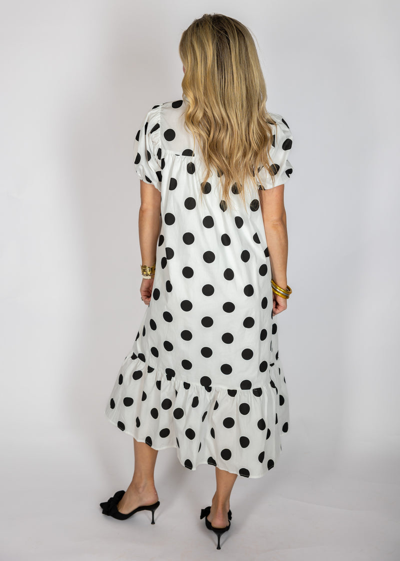 Polka Dot Midi Dress