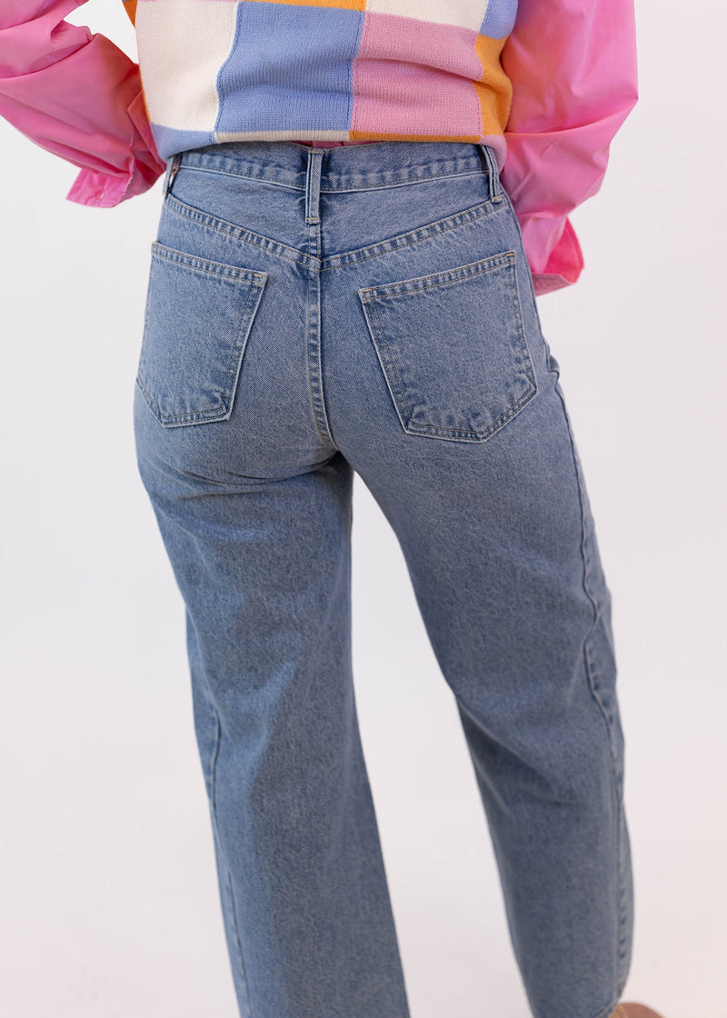 Medium Denim Barrel Twist Jean