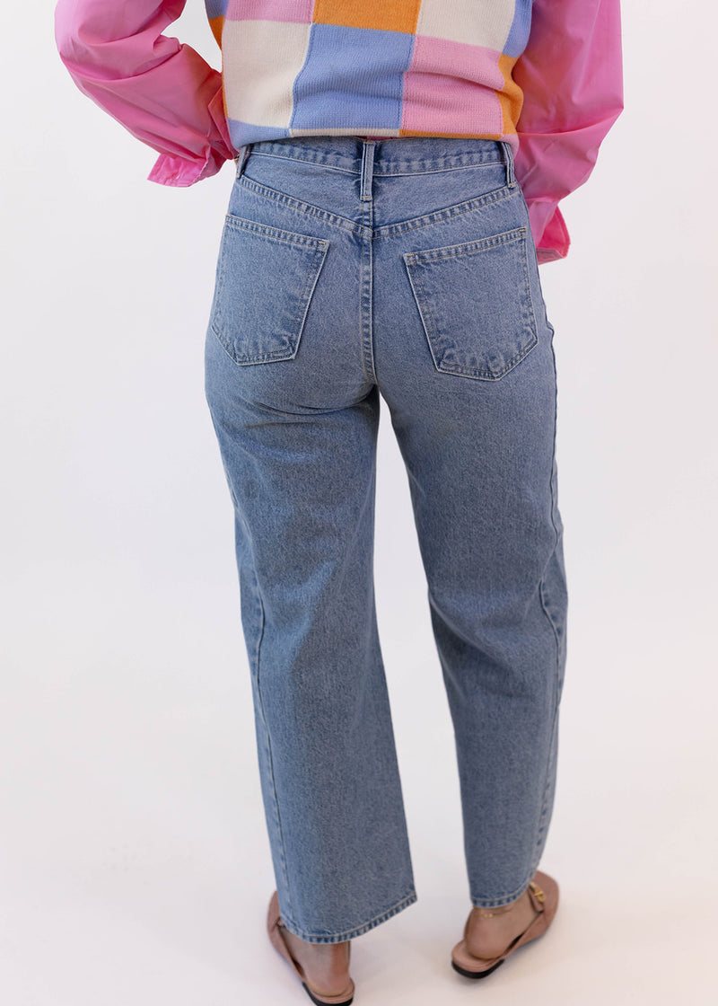 Medium Denim Barrel Twist Jean