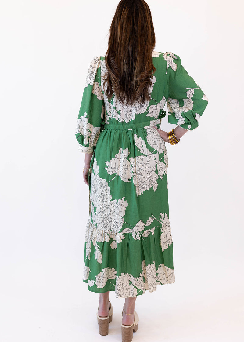 Green Gaze Midi Dress