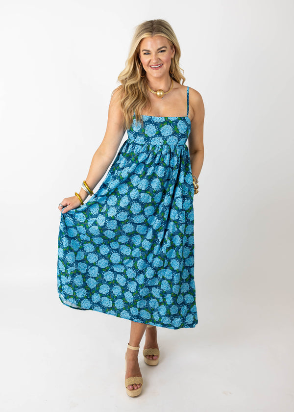 Hydrangea Midi Dress