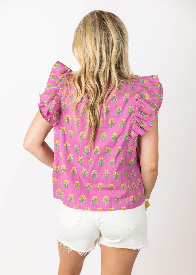 Orchid Floral Top