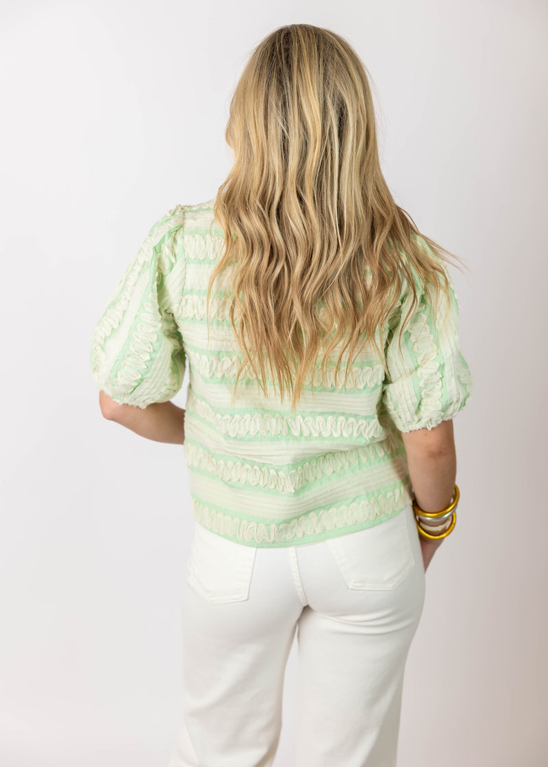Lime Textured Top