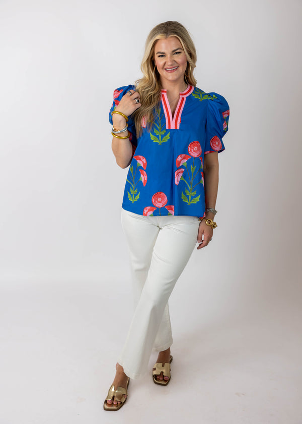 Pop Of Peony Top