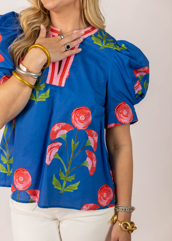 Pop Of Peony Top