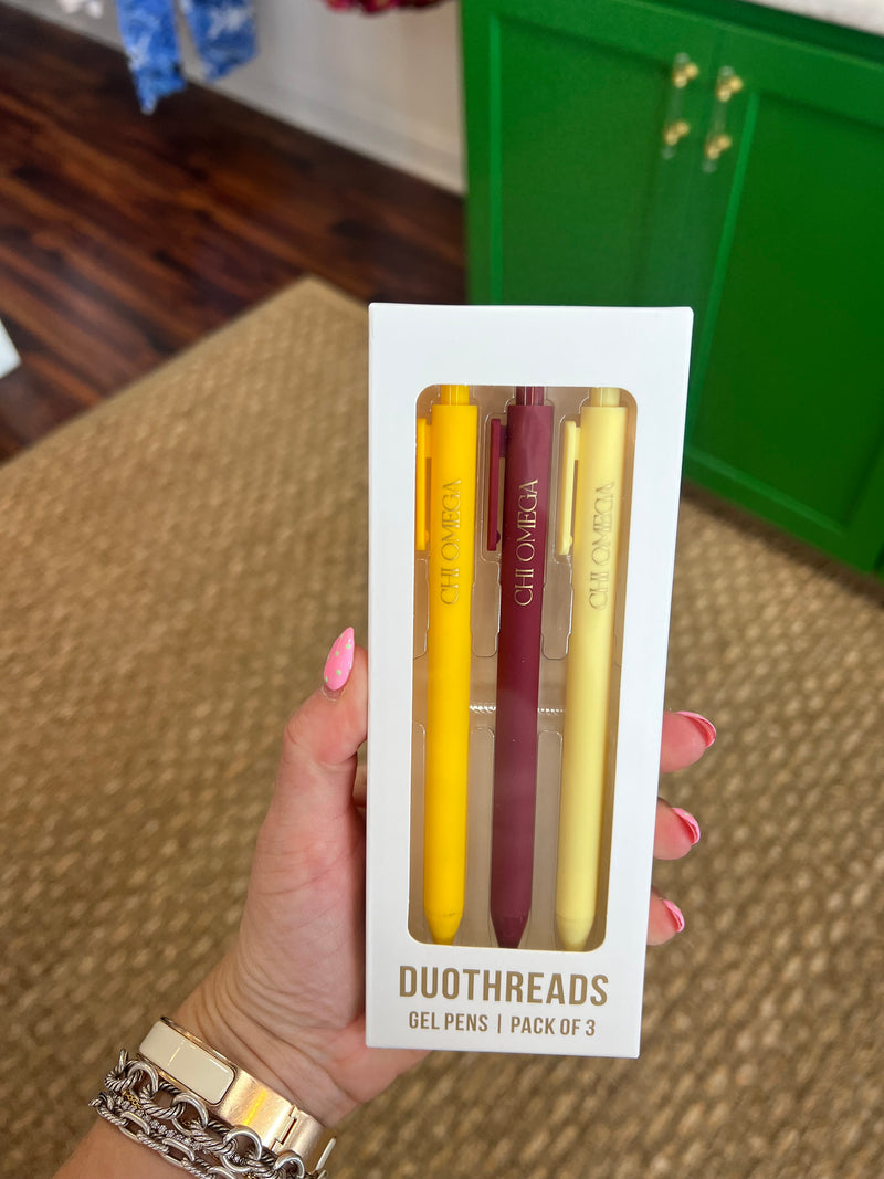 Lettered Luxe Sorority Pens