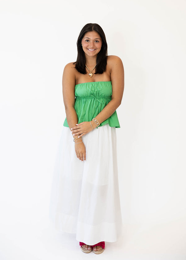 White Midi Skirt