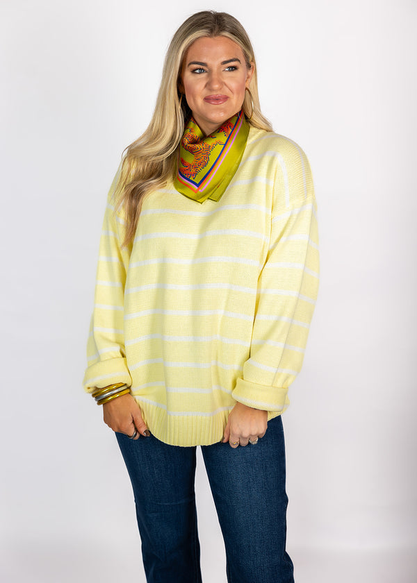 Lemon Stripe Sweater