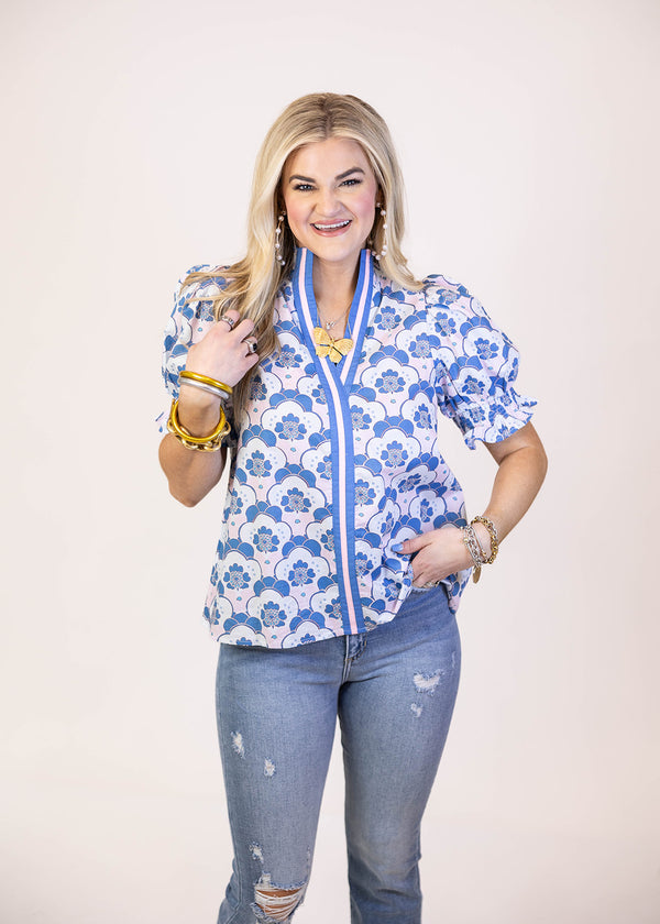 Cotton Candy Floral Top