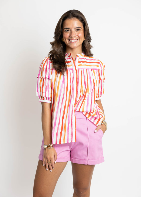 Beach Ball Stripe Top
