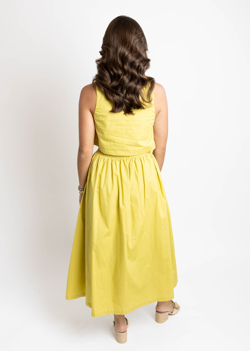 Lime Embroidered Set