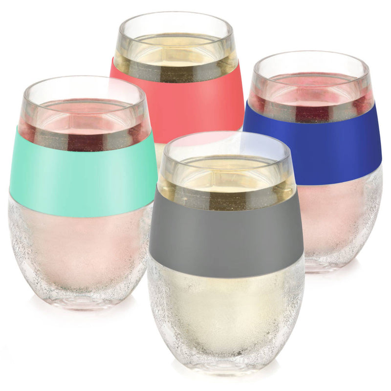 Wine FREEZE™ Cooling Cups in Asst Standard Colors Set of 4