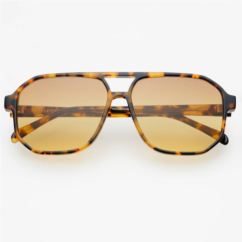 Billie Unisex Aviator Sunglasses  : Tortoise / Brown