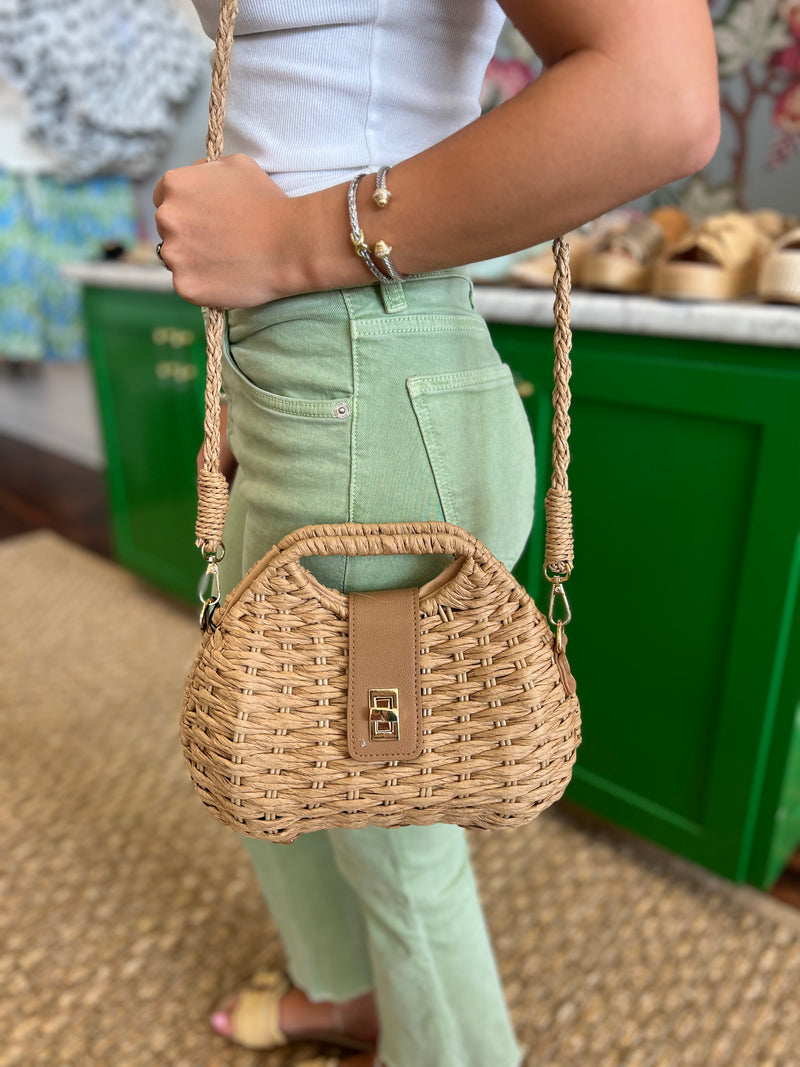 Sea Side Straw Purse