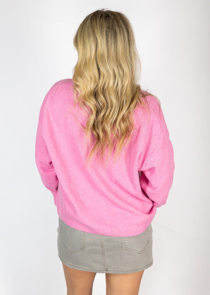 Polly Pink Cardigan