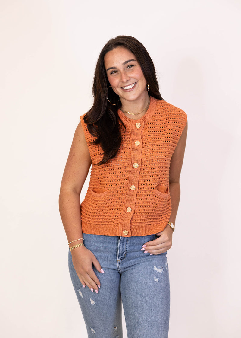 Sunset Knit Sweater Top