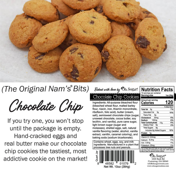 Christmas Cookie Jar (Quart): Chocolate Chip