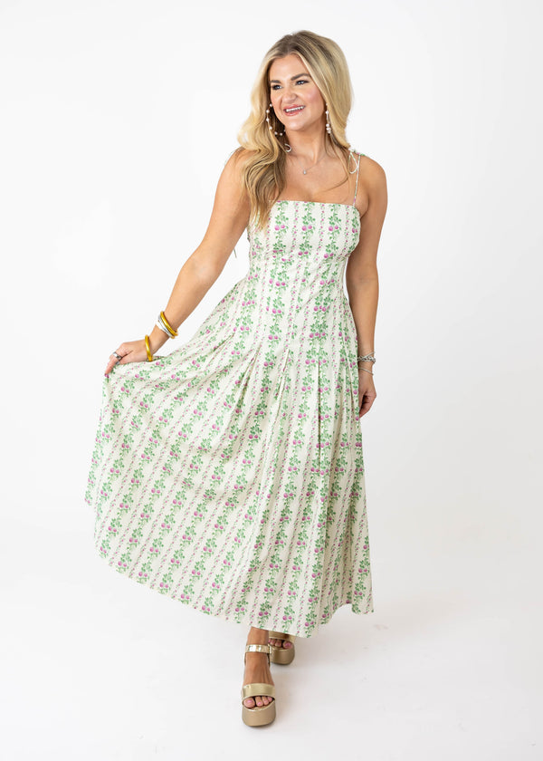 Enchanted Garden Midi Dress: Large