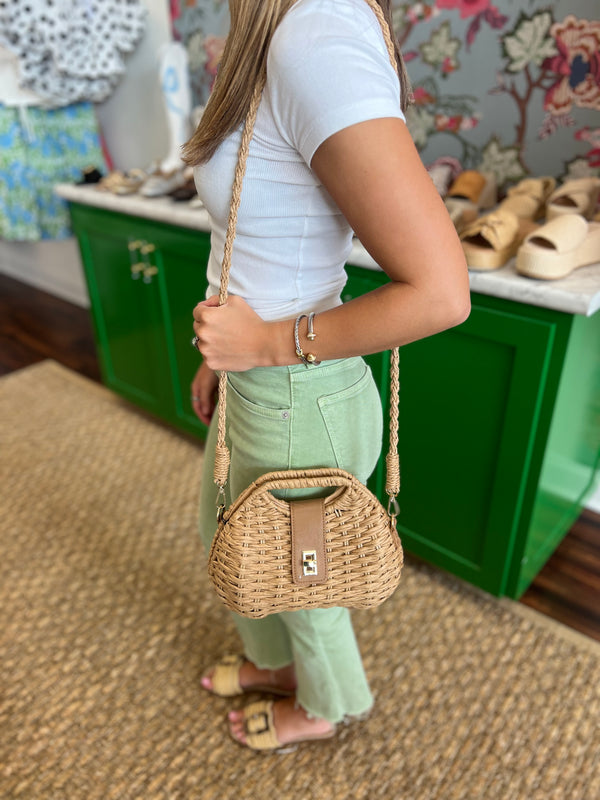 Sea Side Straw Purse