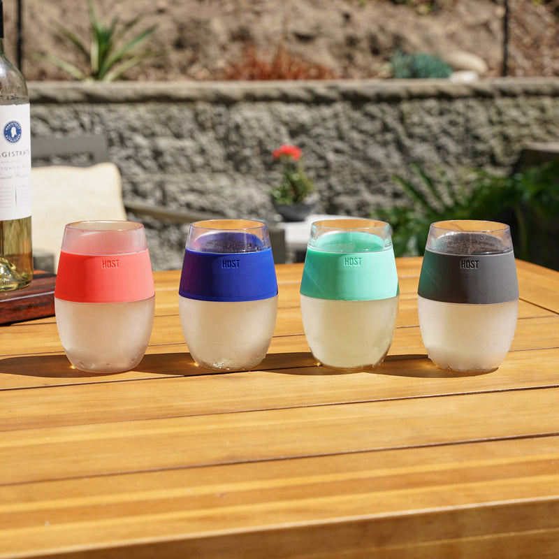 Wine FREEZE™ Cooling Cups in Asst Standard Colors Set of 4