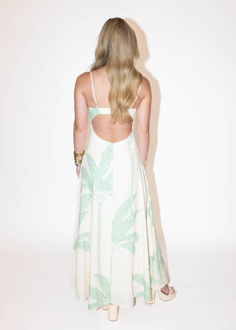Palm Tree Maxi Dress