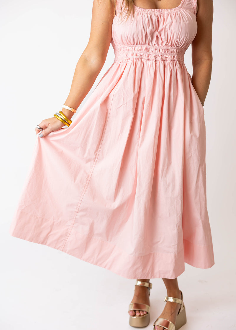 Strawberry Crush Midi Dress