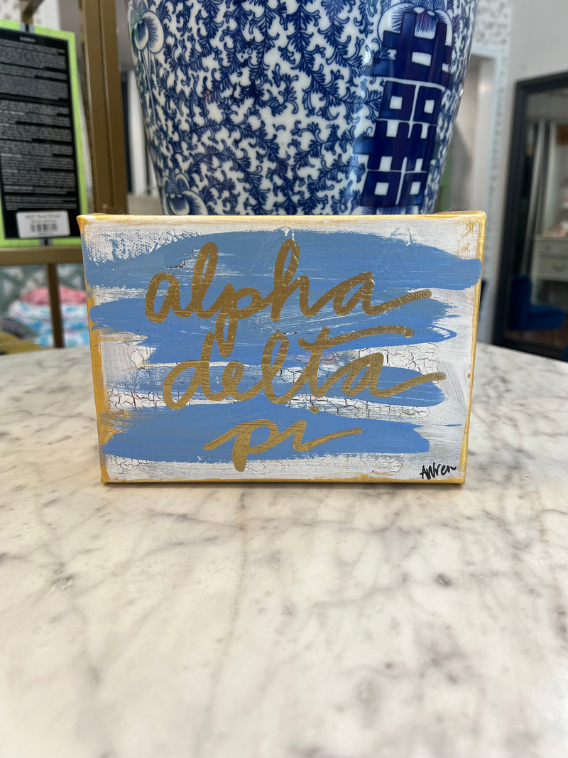 Sorority Painted Canvas