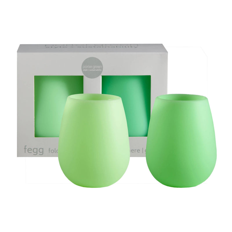 Gerbera + Leaf | Fegg | Silicone Unbreakable Glasses