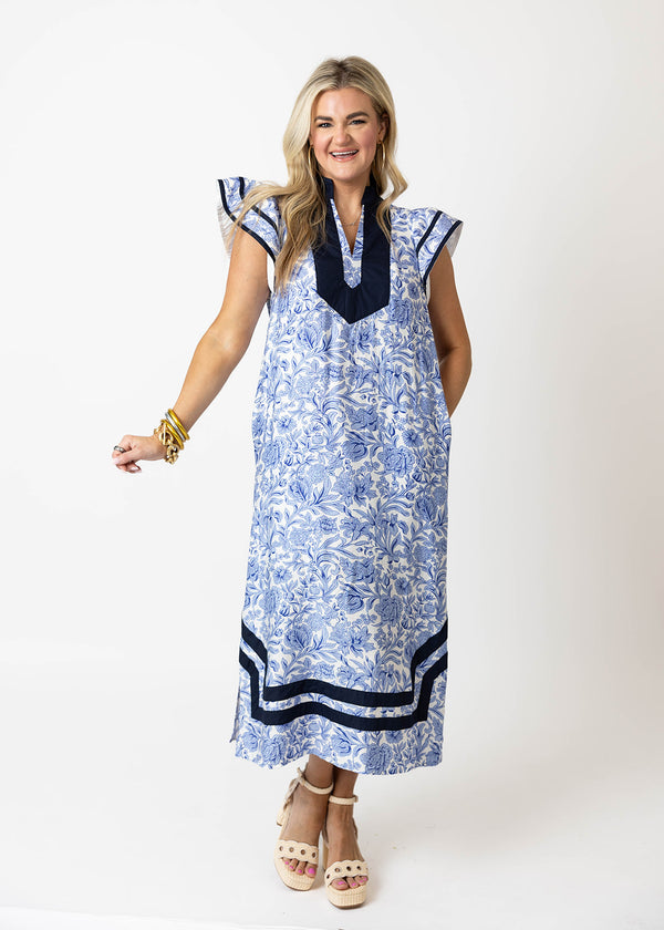 Summer Blues Midi Dress