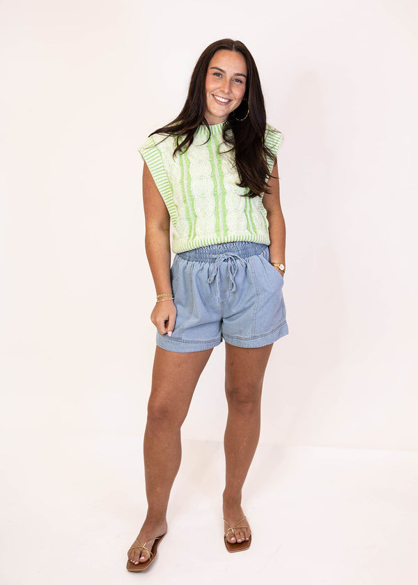 Hint Of Lime Sweater