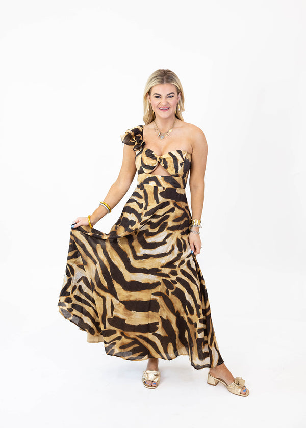 Sassy Stripe Midi/Maxi Dress