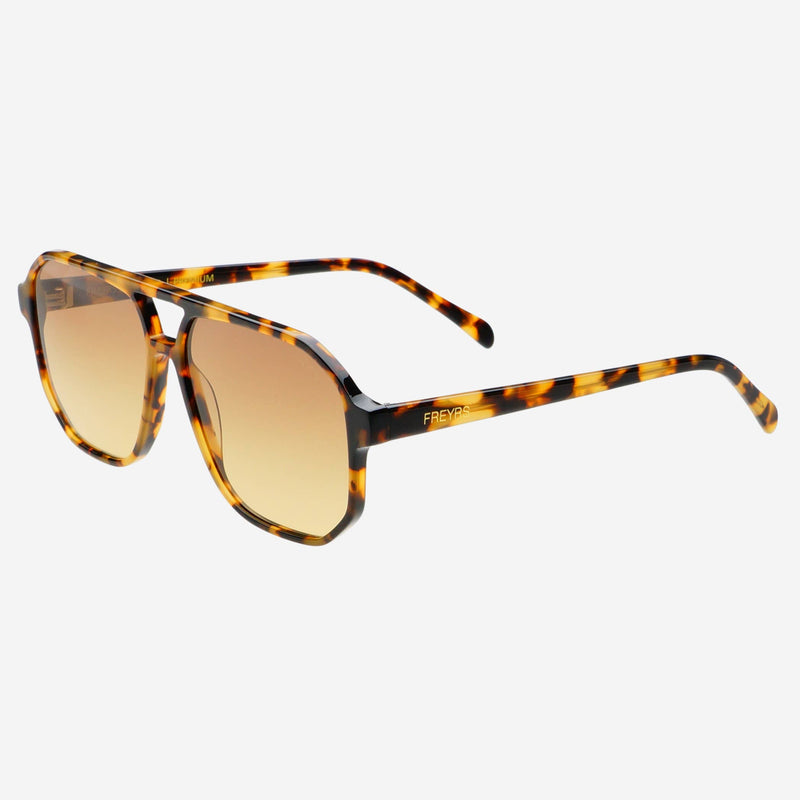 Billie Unisex Aviator Sunglasses  : Tortoise / Brown