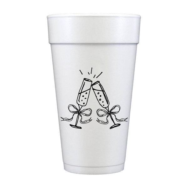 Champagne Toasting Foam Cups