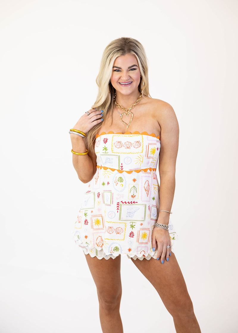 Wheels Up Romper