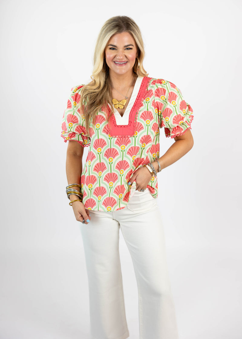Coral Corral Top