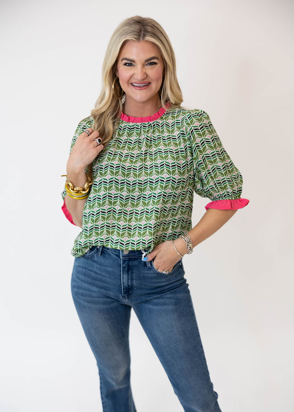 Green Garden Top: Small & Medium