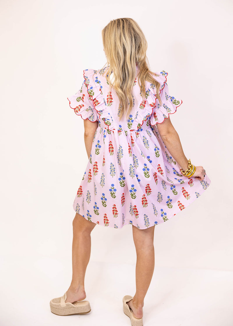 Lavender Mix Mini Dress