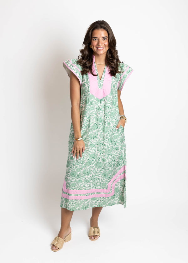 Palm Avenue Midi Dress