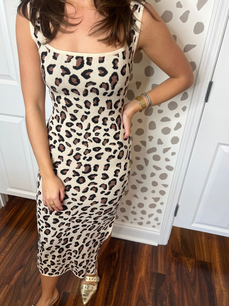 Leopard Body-con Dress