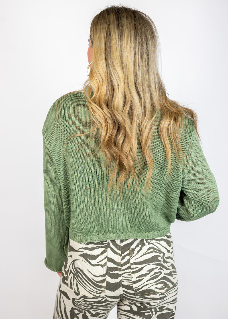 Sage Green Cardigan